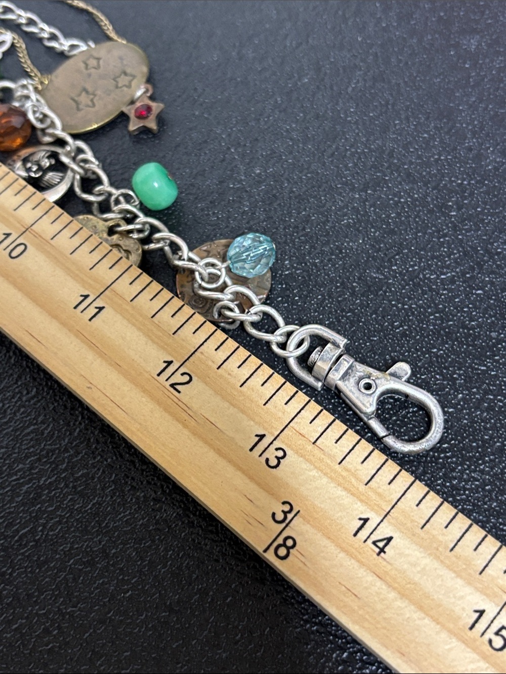 Purse Chain Charm Unique Accessory Two Tone Rare - Picture 9 of 9